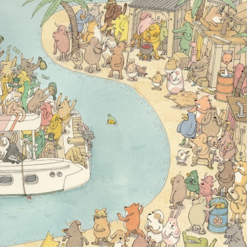 Blood Wolf by Dance Gavin Dance single cover art