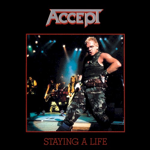 Pochette de Staying a Life par Accept (album)