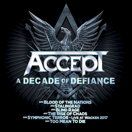 Pochette de A Decade of Defiance par Accept (album)