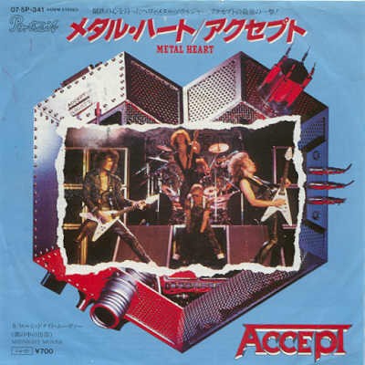Metal Heart by Accept single cover art