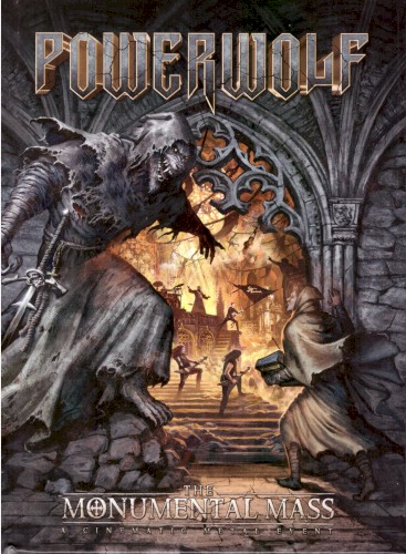 The Monumental Mass: A Cinematic Metal Event by Powerwolf album cover art