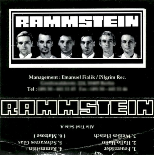 6-Track Demo by Rammstein EP cover art