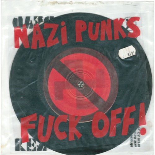 Nazi Punks Fuck Off by Dead Kennedys single cover art