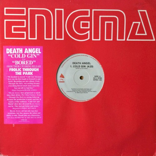 Pochette de Cold Gin par Death Angel (single)