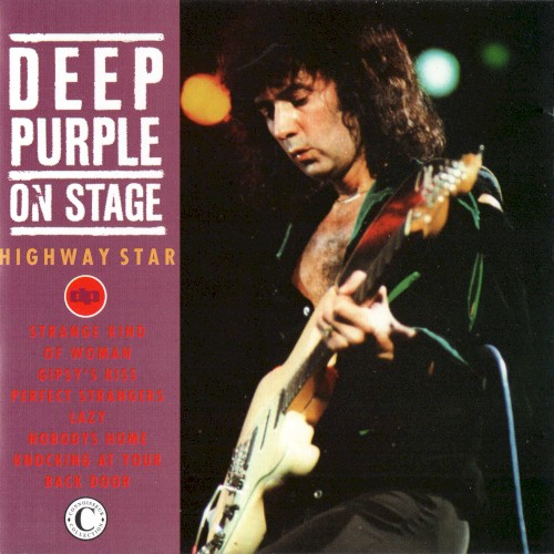 On Stage: Highway Star by Deep Purple album cover art