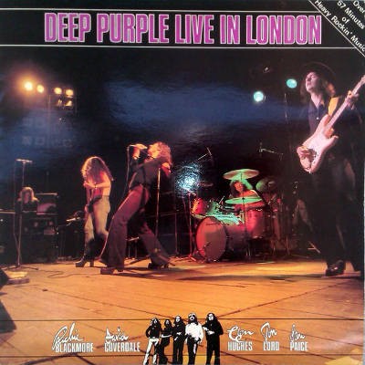 Deep Purple 的 Live in London 专辑封面