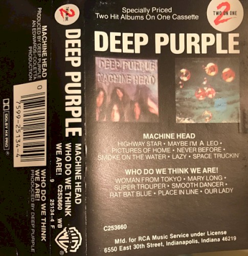 Cover-Artwork für das Album Machine Head / Who Do We Think We Are von Deep Purple