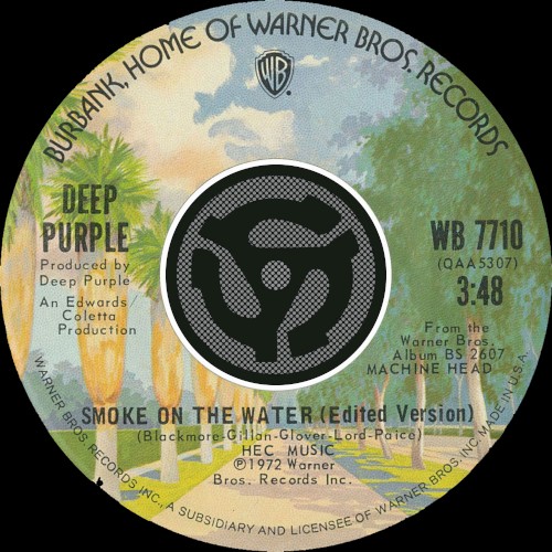 Deep Purple 的 Smoke on the Water 單曲 封面
