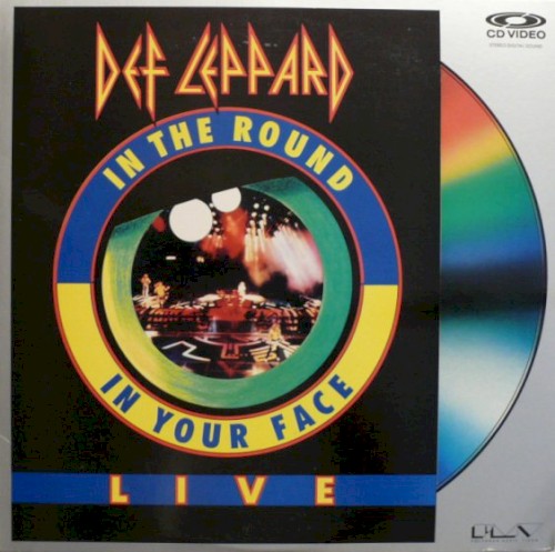 Def Leppard 的 Live: In the Round, in Your Face 专辑封面