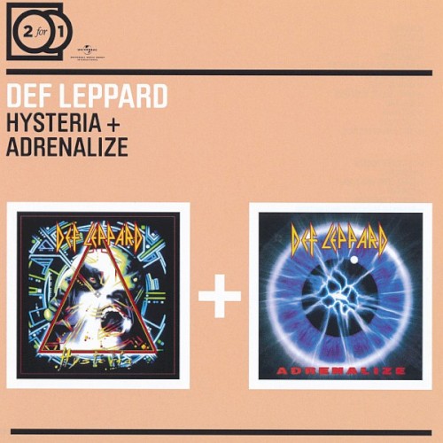 Cover-Artwork für das Album Hysteria / Adrenalize von Def Leppard