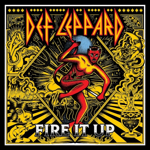 Fire It Up by Def Leppard single cover art
