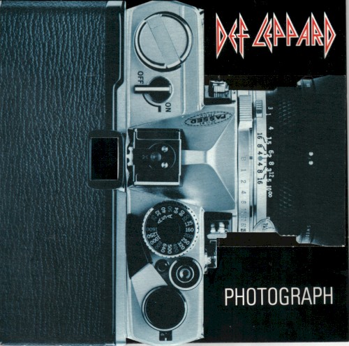 Photograph by Def Leppard single cover art