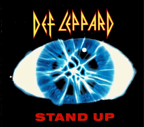 Stand Up (Kick Love Into Motion) by Def Leppard single cover art