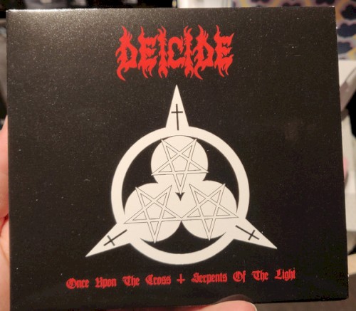 Portada del álbum Once Upon the Cross / Serpents of the Light de Deicide