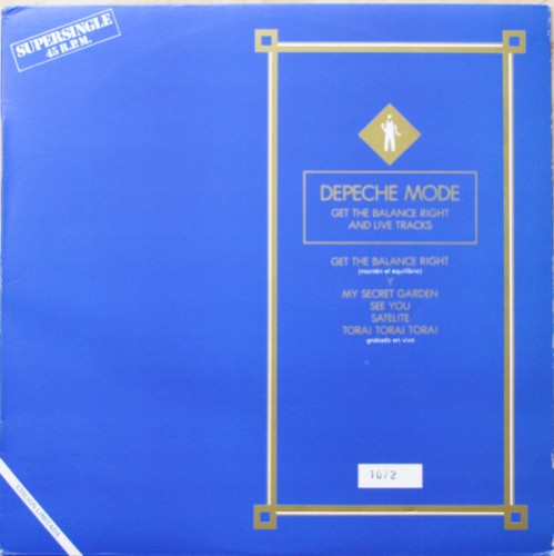 Cover-Artwork für die Single Get the Balance Right! von Depeche Mode