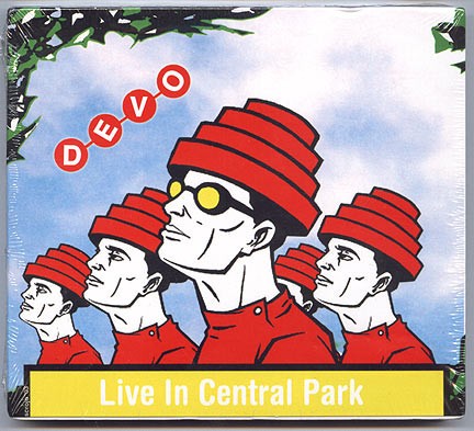 Live in Central Park by DEVO album cover art