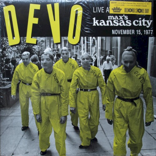 Live at Max’s Kansas City - November 15, 1977 by DEVO album cover art