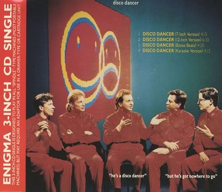 Disco Dancer by DEVO single cover art