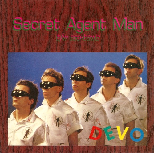Secret Agent Man by DEVO single cover art