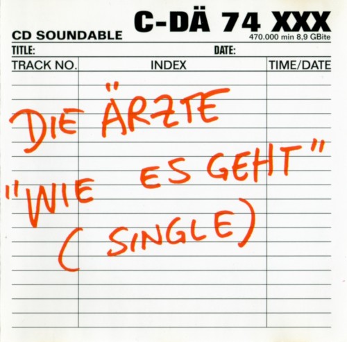 Die Ärzte 的 Wie es geht 單曲 封面