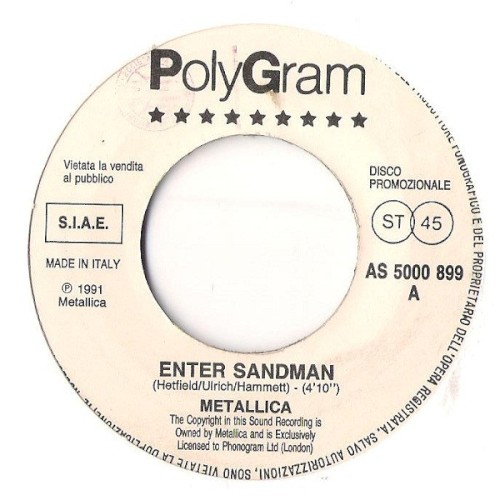 Dire Straits 的 Enter Sandman / Calling Elvis 單曲 封面
