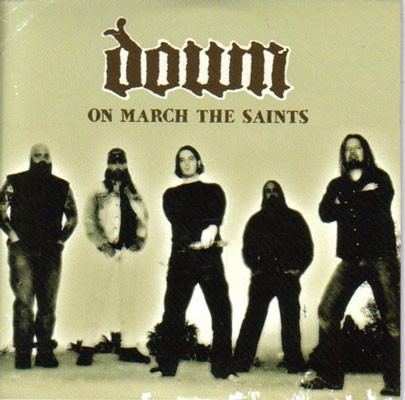 On March the Saints by Down single cover art