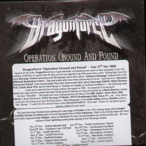 Portada del sencillo Operation Ground and Pound de DragonForce