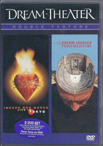 Images and Words: Live in Tokyo / 5 Years in a LIVEtime by Dream Theater album cover art