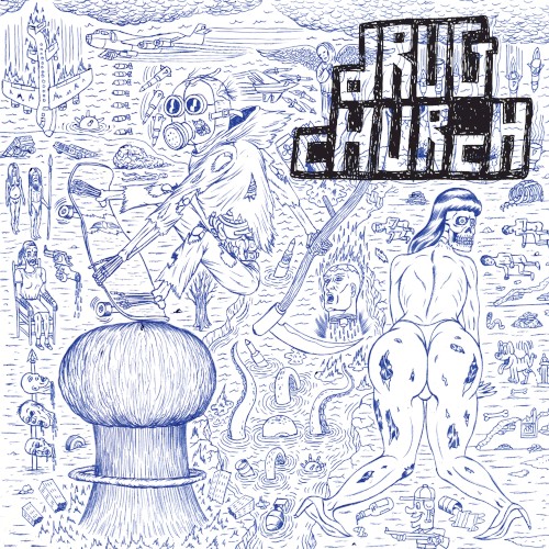 Portada del EP Self Titled de Drug Church