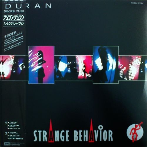 Portada del álbum Strange Behavior de Duran Duran