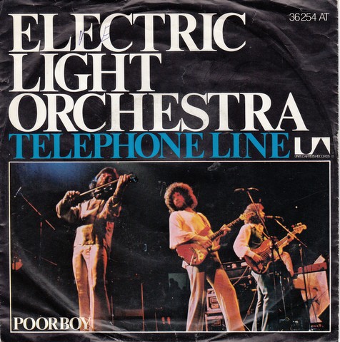 Electric Light Orchestra 的 Telephone Line / Poorboy (The Greenwood) 单曲封面
