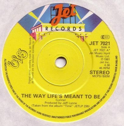 Pochette de The Way Life’s Meant to Be par Electric Light Orchestra (single)