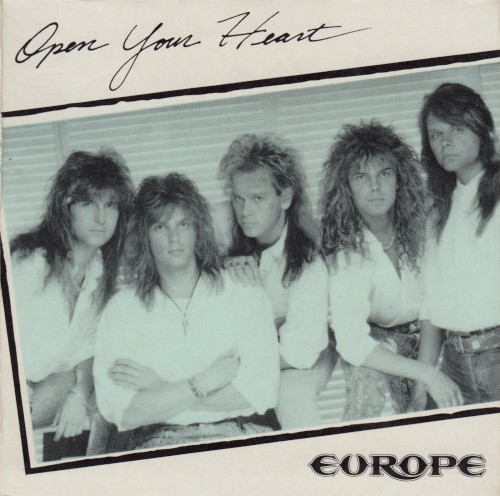 Portada del sencillo Open Your Heart de Europe