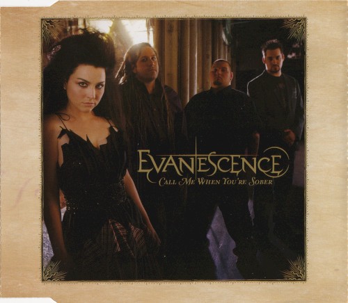 Pochette de Call Me When You’re Sober par Evanescence (single)