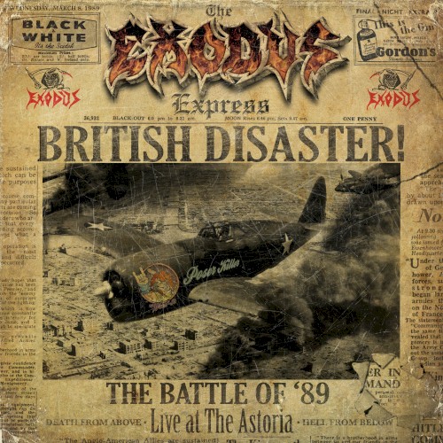 Exodus 的 British Disaster: The Battle of ’89 (Live at the Astoria) 專輯 封面