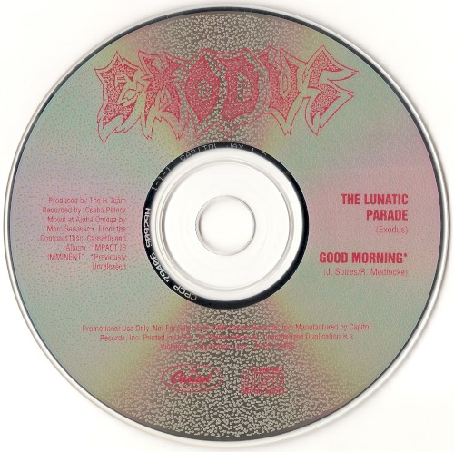 Cover-Artwork für die Single The Lunatic Parade von Exodus