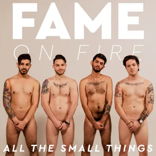 Cover-Artwork für die Single All the Small Things von Fame On Fire