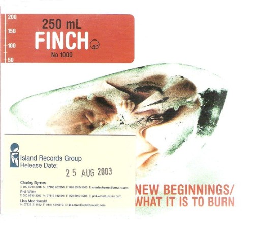 Finch 的 New Beginnings / What It Is to Burn 单曲封面