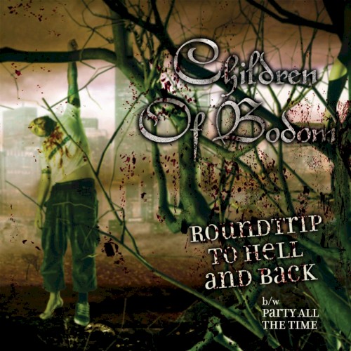 Roundtrip to Hell and Back by Children of Bodom single cover art