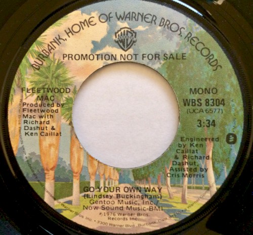 Fleetwood Mac 的 Go Your Own Way / Silver Springs 单曲封面