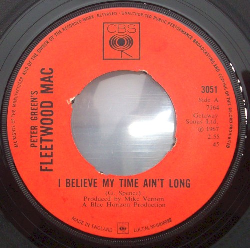 I Believe My Time Ain’t Long by Fleetwood Mac single cover art