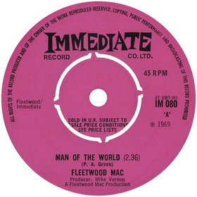 Pochette de Man of the World par Fleetwood Mac (single)