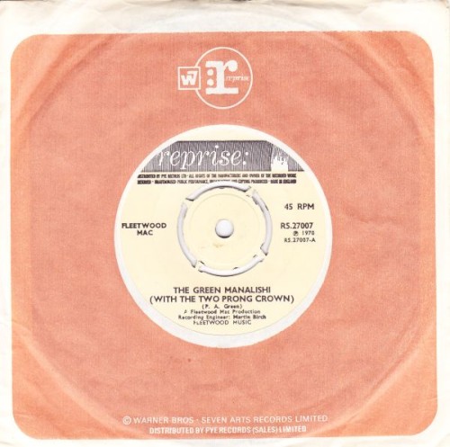The Green Manalishi (With the Two Prong Crown) / World in Harmony by Fleetwood Mac single cover art