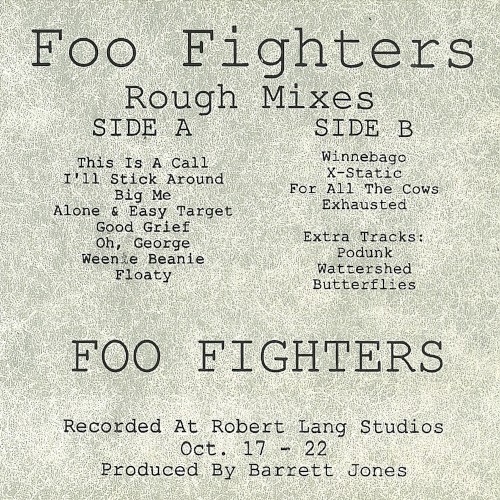 Foo Fighters 的 Foo Fighters Rough Mixes 專輯 封面