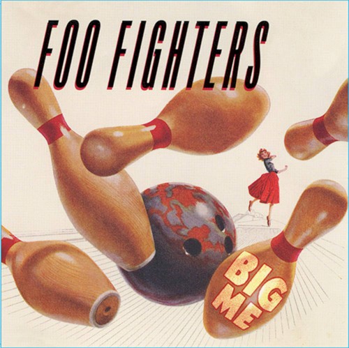 Foo Fighters 的 Big Me 单曲封面