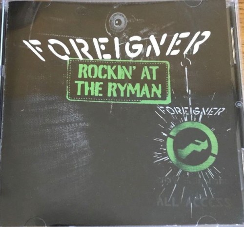 Rockin’ at the Ryman by Foreigner album cover art