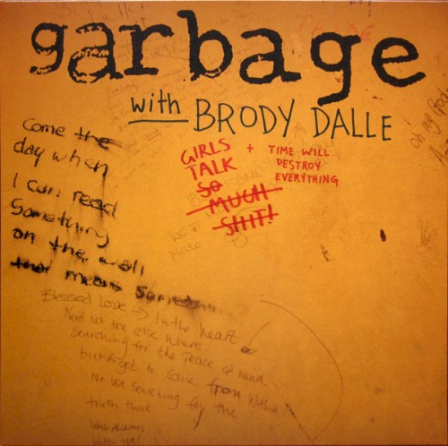 Girls Talk + Time Will Destroy Everything by Garbage single cover art