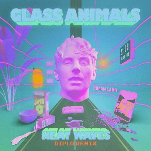Heat Waves (Diplo remix) by Glass Animals single cover art