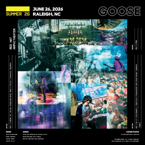 2026-06-26: Red Hat Amphitheater, Raleigh, NC by Goose album cover art