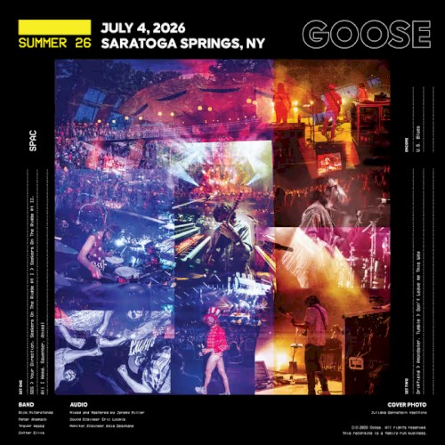 2026-07-04: Saratoga Performing Arts Center, Saratoga Springs, NY by Goose album cover art